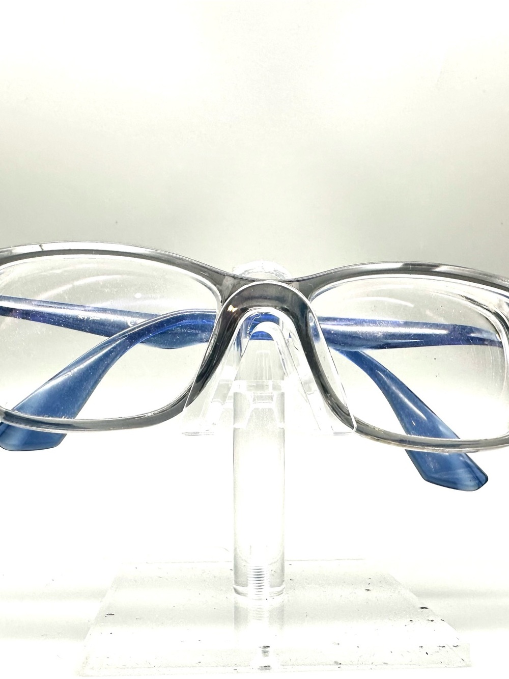 Ray-Ban RB 7047 5769 Mens Rectangular Eyeglass Frames Grey Blue 54-17-140